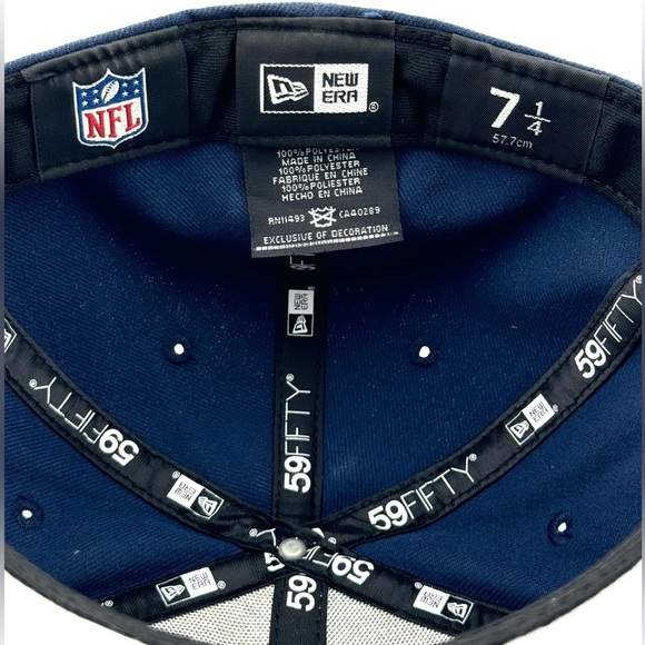 NFL Football New England Patriots Hat/Cap New Era 59Fifty Size 7 1/4 used! - Picture 15 of 16